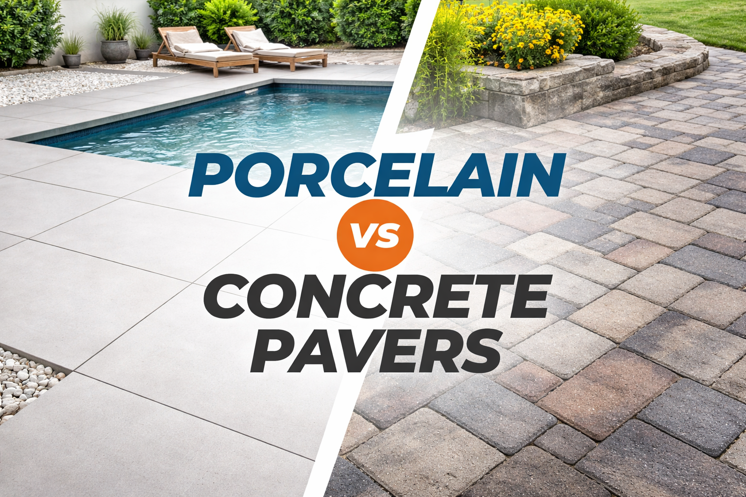 Porcelain vs Concrete Pavers: Which Is Better for Your Project?