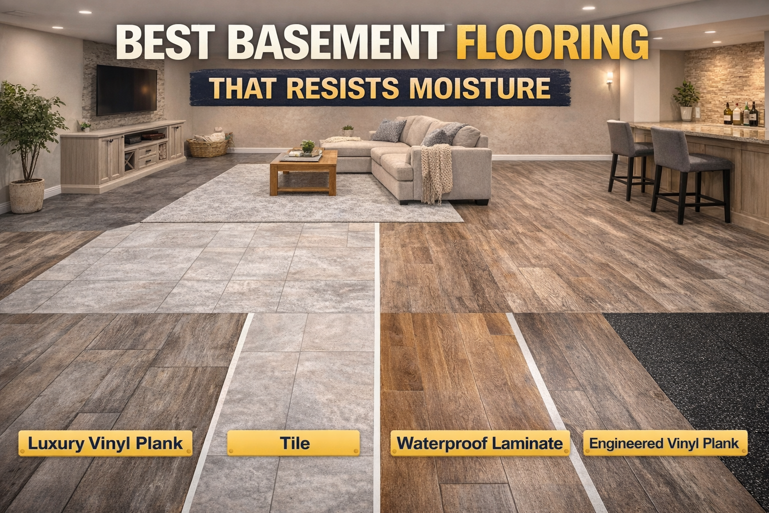 Best Basement Flooring That Resists Moisture