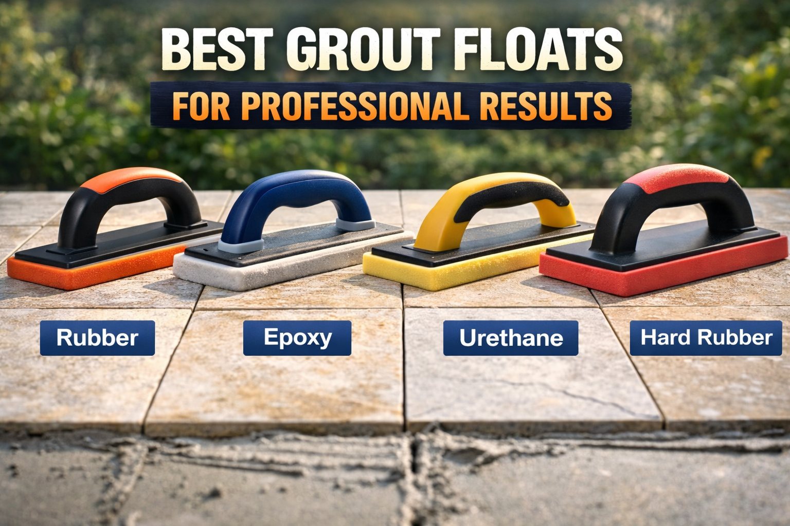Best Grout Floats for Professional Results
