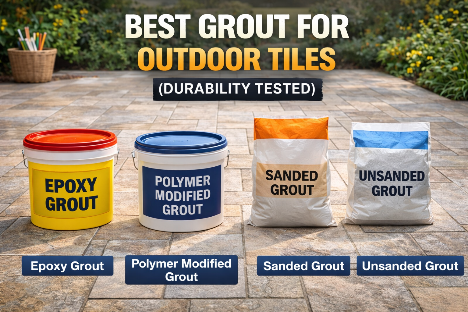 Best Grout for Outdoor Tiles Durability Tested