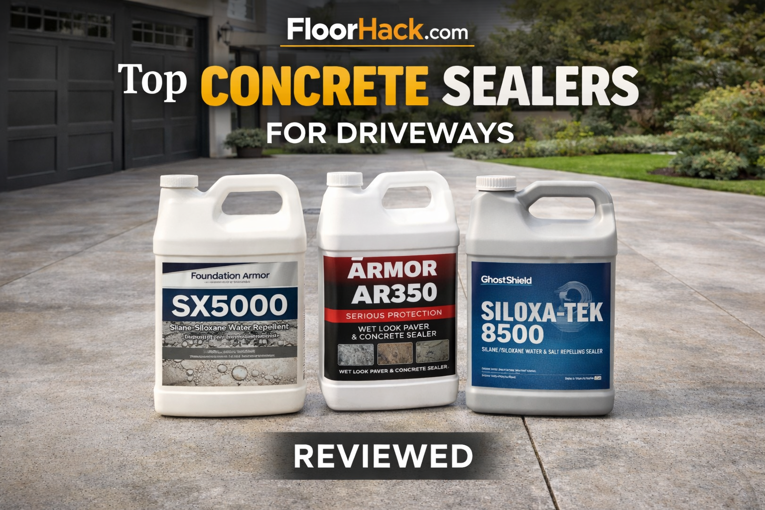 Top Concrete Sealers for Driveways Reviewed