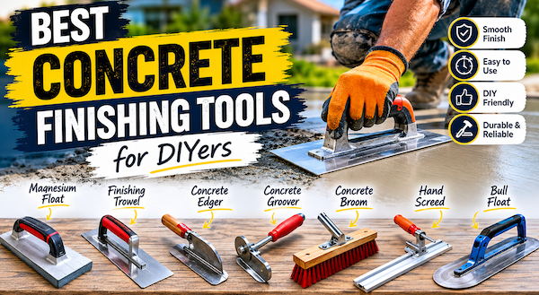 Best Concrete Finishing Tools for DIYers